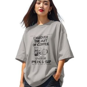 ausk oversized t shirt for women || graphic printed loose fit womens tshirts